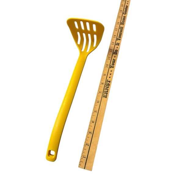 Vintage Unbranded Slotted Strainer Spoon Cooking Serving Utensil Potato Masher - Picture 7 of 7